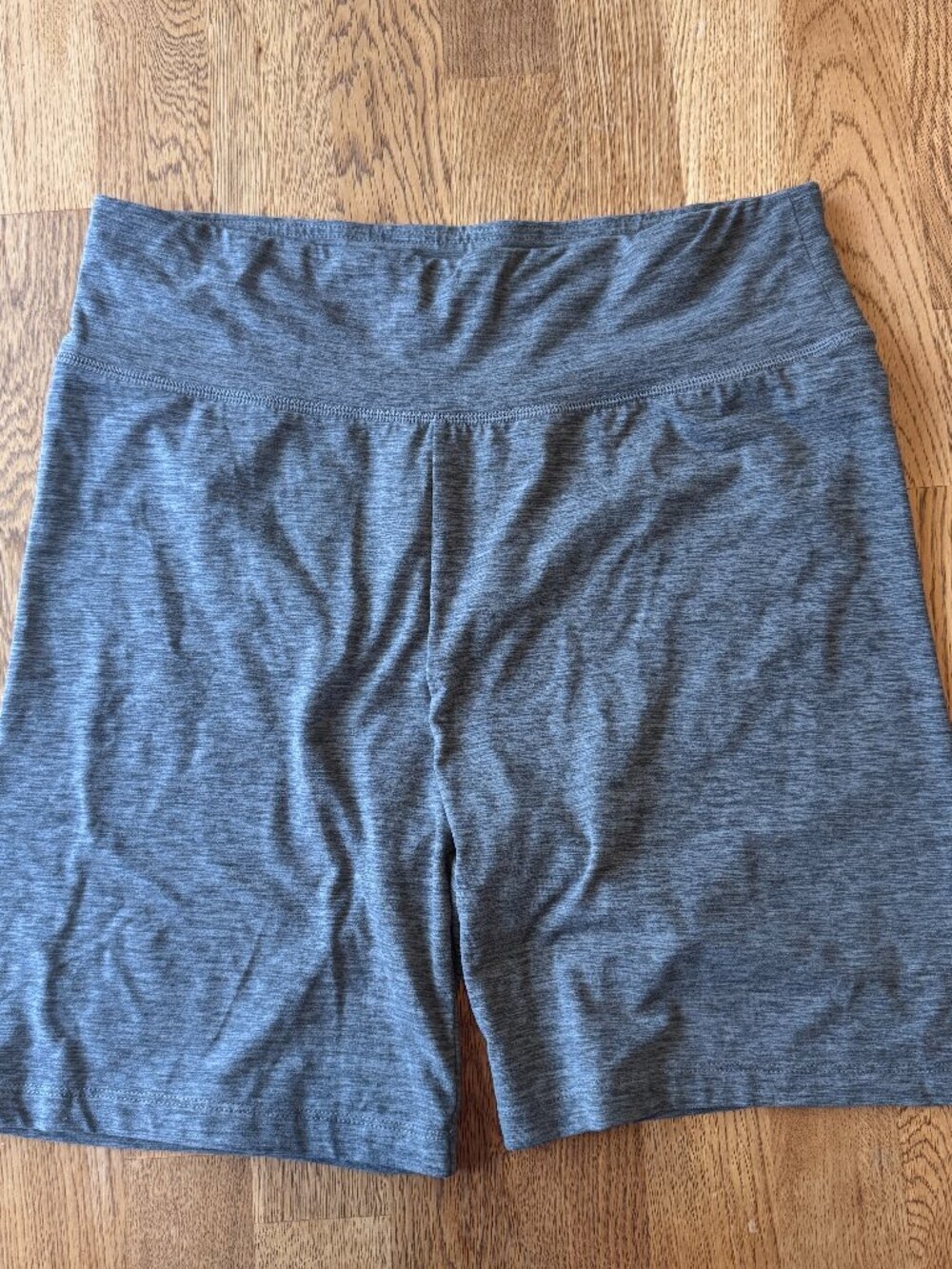 American Eagle Gray Space Dye Biker Shorts Size XL